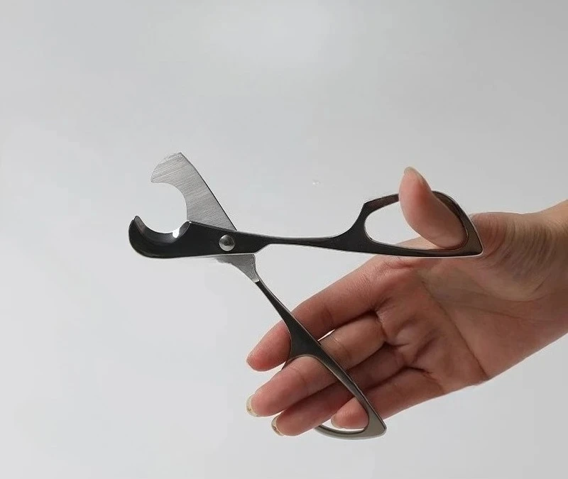 DIY Hot Shaping O-type Scissors Shaping Tool Neck Scissors Lamp Glass Tool