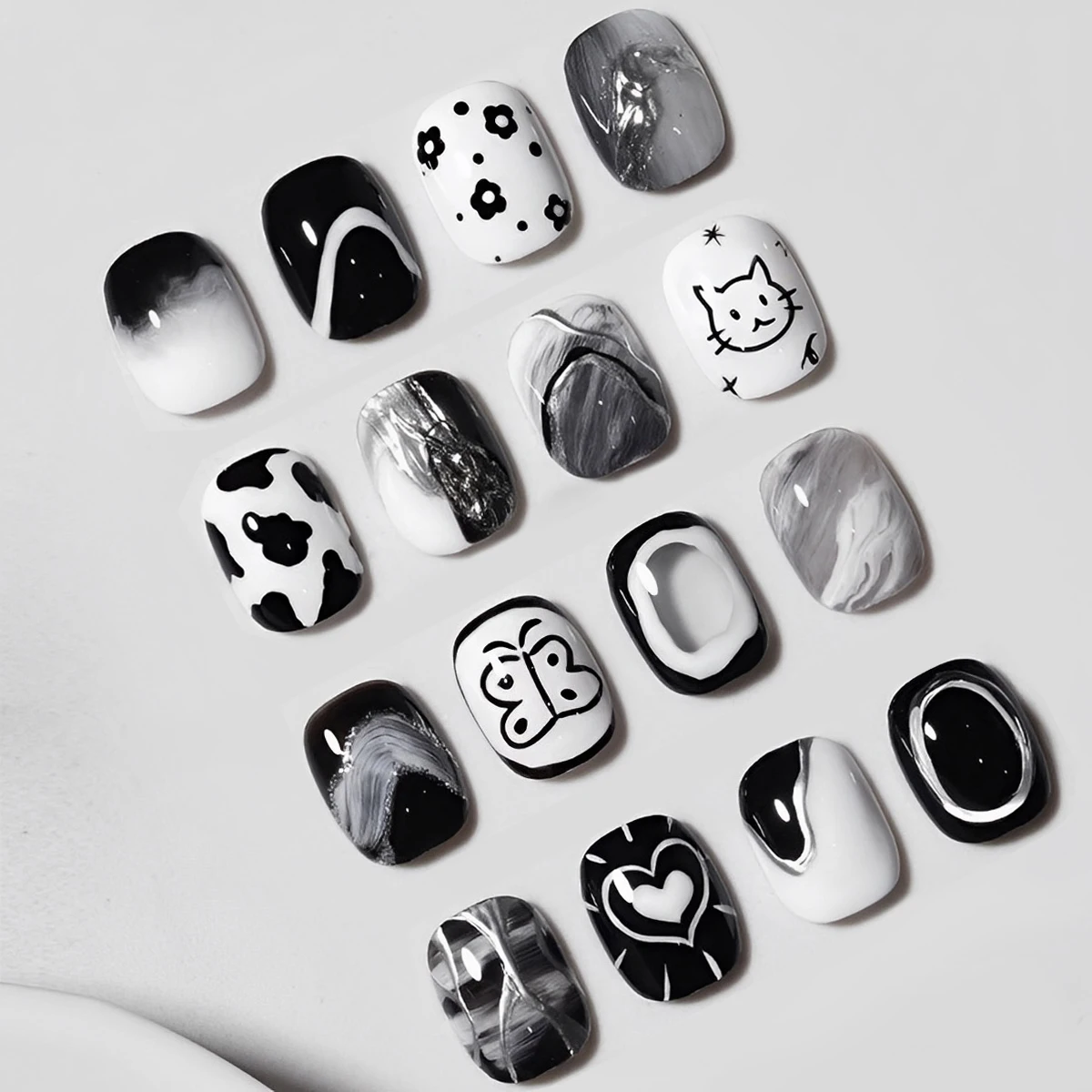 مجموعة طلاء أظافر ليزر جل حلزوني 6 قطع 0.24 أونصة - فن الأظافر، خالي من الكحول، بريق متعدد الألوان، العناية باليدين بجودة صالونات التجميل، مثالي #2