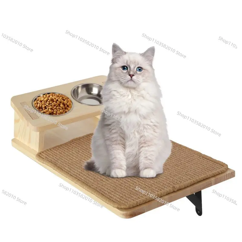 

Multifunctional Door Mount Cat Jungle Gym, Carpeted Cat Platform Perch, Indoor Hanging Wall Shelf for Kittens and Cats