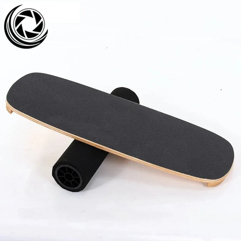 

Wooden Balance Board Yoga Twisting Fitness Balance Plate Core Workout For Abdominal Waist Legs Muscles Roller- Board Balancing