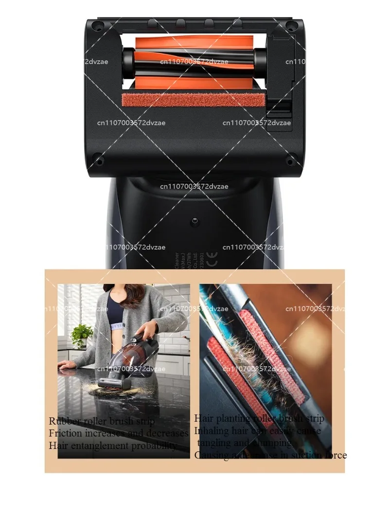 Car Vacuum Cleaner Car Interior Dual-use Handheld Small Wireless Super Strong Suction Mini Handy Vacuum Cleaner