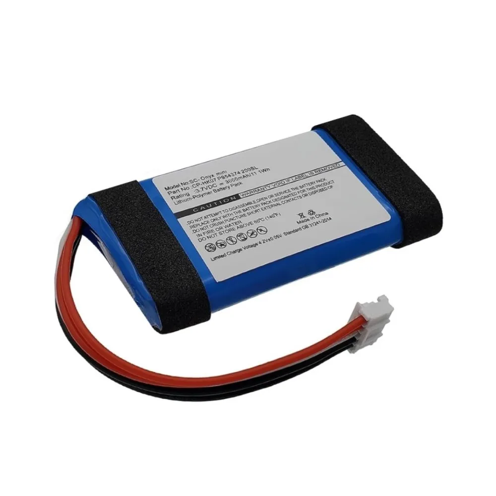 بطارية بديلة لهارمان كاردون ، اونيكس ميني ، متوافقة مع سوني كاردون CP-HK07 ، P954374 ، 3.7 فولت ، 3000mAh