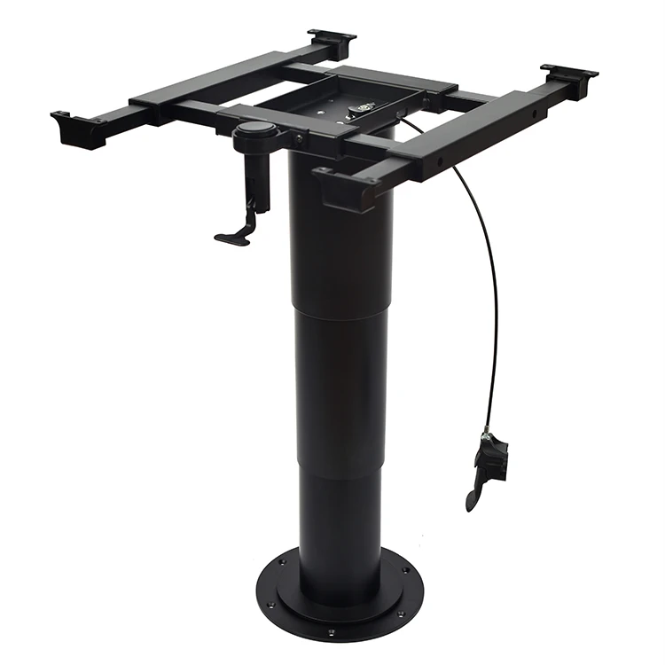 RV Camper Caravan Table 360 Degree Rotating Table Leg Arbitrary Lifting Motorhome Caravan Trailer Table Frame