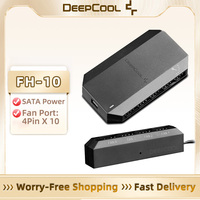 DEEPCOOL FH-10  12V 4pin PWM Fan Splitter 1 To 10 Addressable Adapter SATA Interface Concentrator For Case Fan