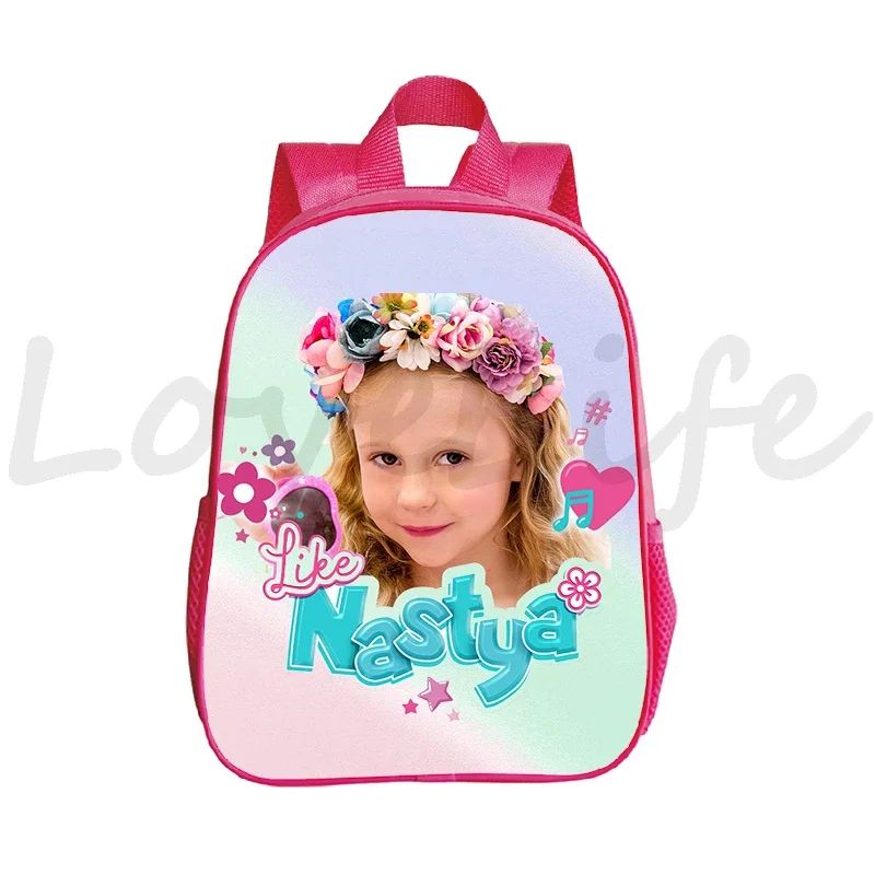 

Girls Pink Mochila Like Nastya Backpacks Kids Kindergarten School Bag Kawaii Preschool Bagpack Back to School Bookbag gift