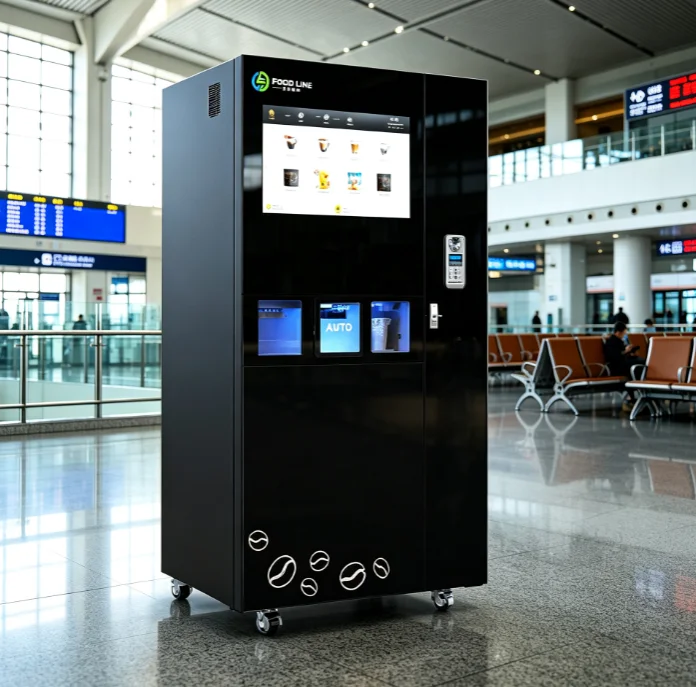 Coin Operated Payment Coffee Vending Machine Fresh Ground Coffee Vending Machine