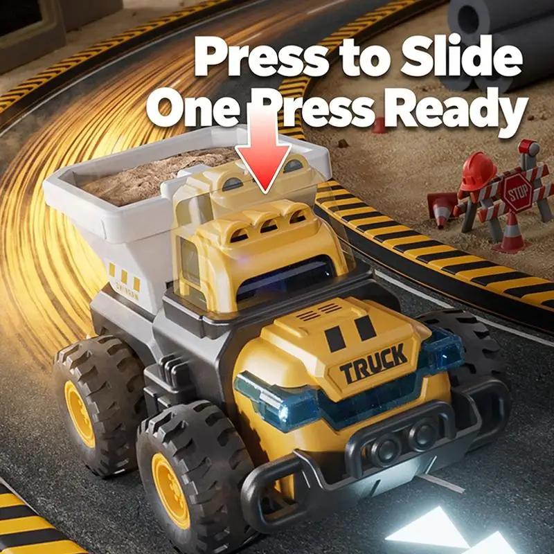 1:55 Alloy Diecast Fire Sanitation Engineering Truck Inertial Educational Toy for Kids Classroom Reward Gift