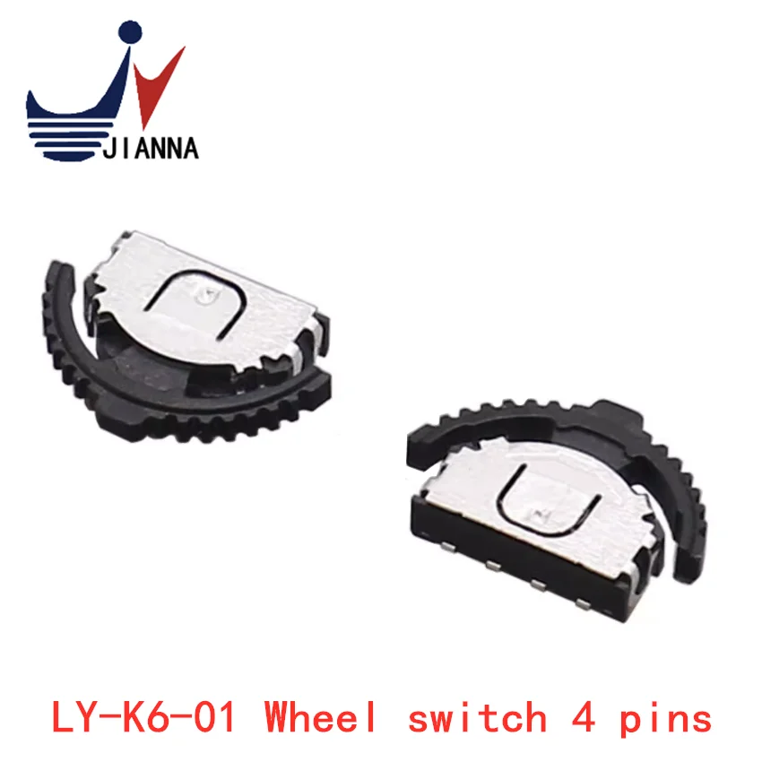 LY-K6-01 Wheel switch 4-pin multi-function wave wheel reset wheel switch left and right shake button