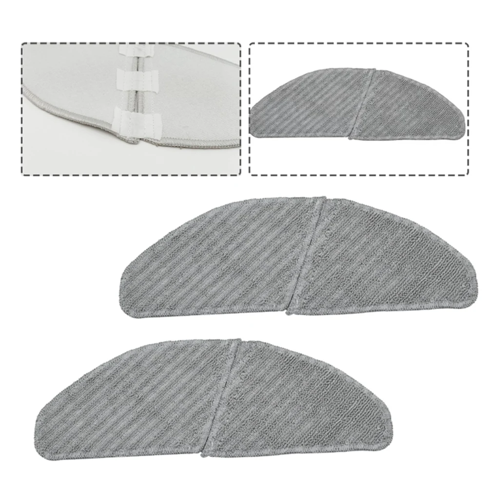 2PCS Mop ผ้าสําหรับ Midea S8 +/ M7PRO หุ่นยนต์สูญญากาศอุปกรณ์เสริมอะไหล่ทดแทน Mopping Cloths_A66K