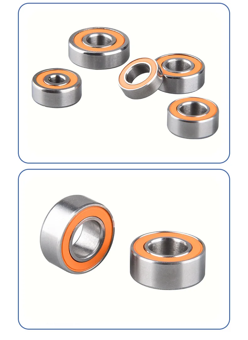 10 Stück Edelstahl-Hybrid-Keramiklager S623C-2OS S695 MR105 MR115 MR95 MR104 MR74 MR128 Spinnrollen-Angellinienrollenlager – Detail 3
