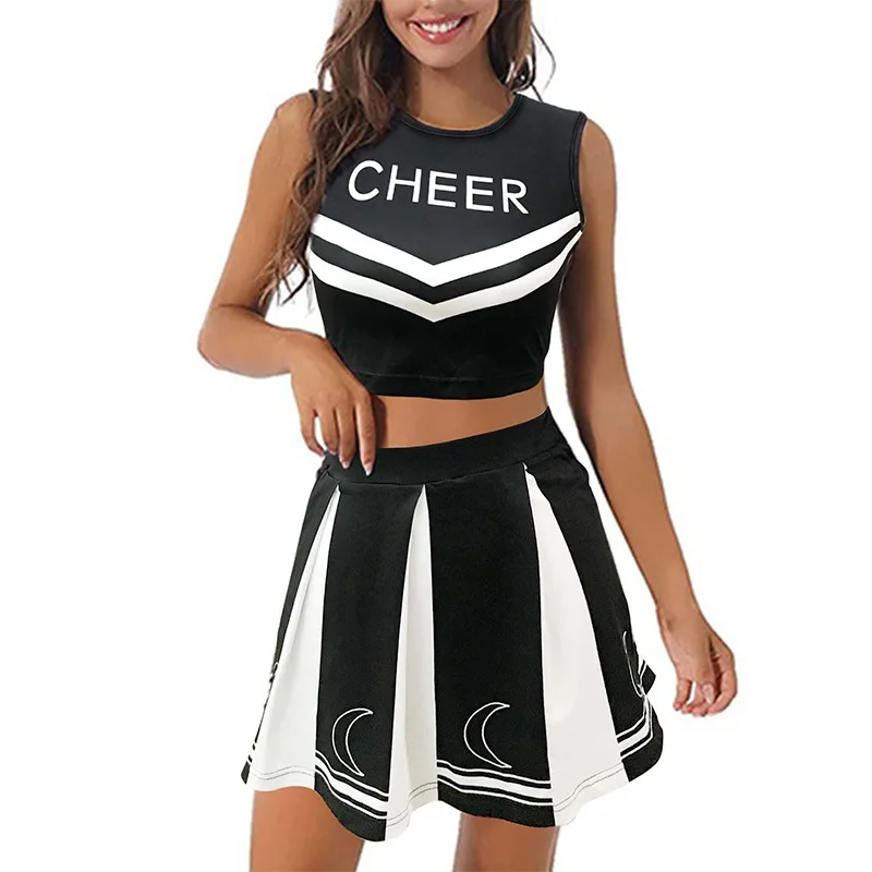 Multicolor Cheerleaders Student Games Performing Costumes Competition