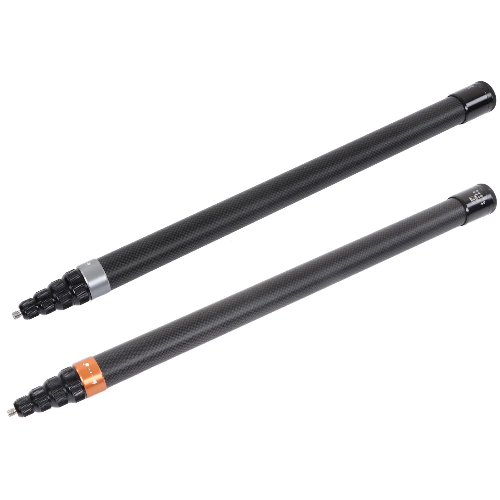 عصا سيلفي لكاميرا الحركة قبضة مريحة 300 سم عصا سيلفي لكاميرا الحركة المحمولة من الكربون 9 أقسام للعمل