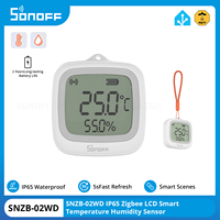 SSONOFF SNZB-02WD IP65 Zigbee LCD Smart Temperature Humidity Sensor for Refrigerator Pool Bathtub Wine cellar  via ZBDongle-P/E