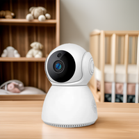 V380 Pro WiFi 4MP PTZ Indoor Security Camera RJ45 Port HD Motion Tracking Two-way Audio Baby Monitor CCTV Camera, No SD Card