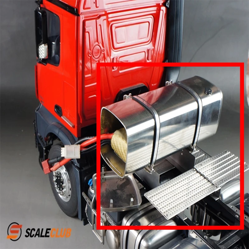 

Scaleclub 1/14 Tamiya Tractor Truck Simulation Fuel Tank, Work Pedal Platform, and Battery Storage Box