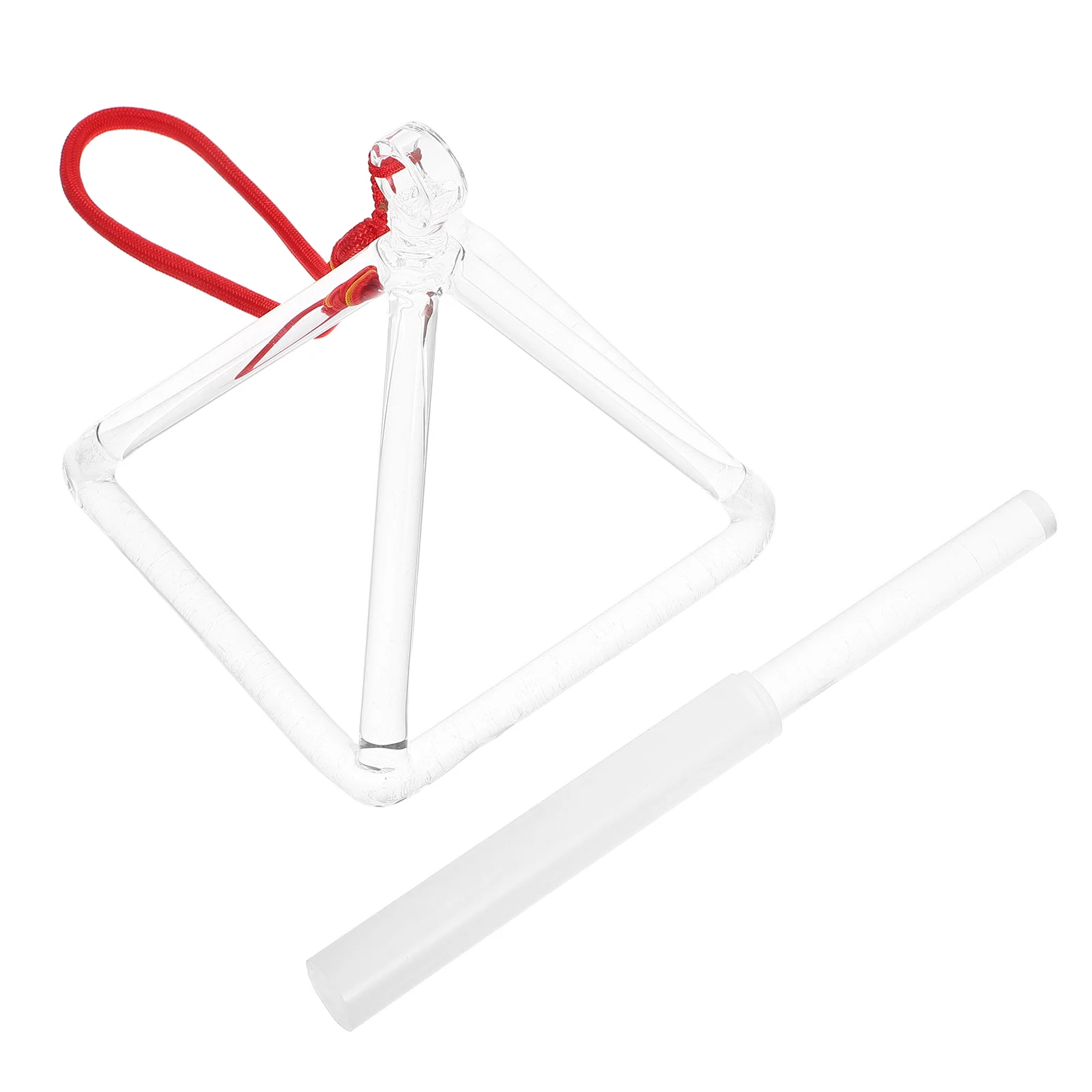 

Quartz Crystal Singing Pyramid 4 Inch Meditation Sound Therapy Instrument Yoga Singing Bowl Set Mallet Percussion Rod