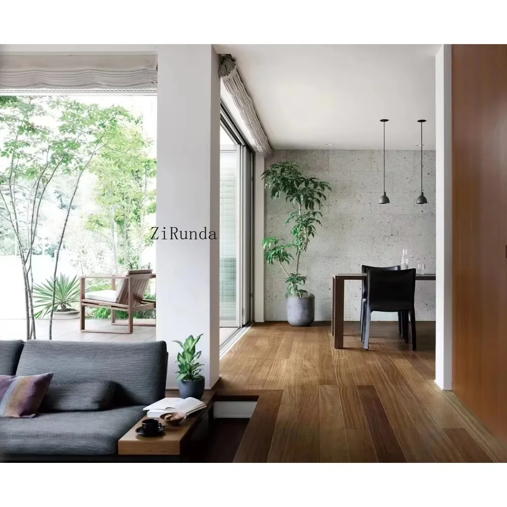 Customized version12mm eco-friendly multi-layer brushed oak flooring