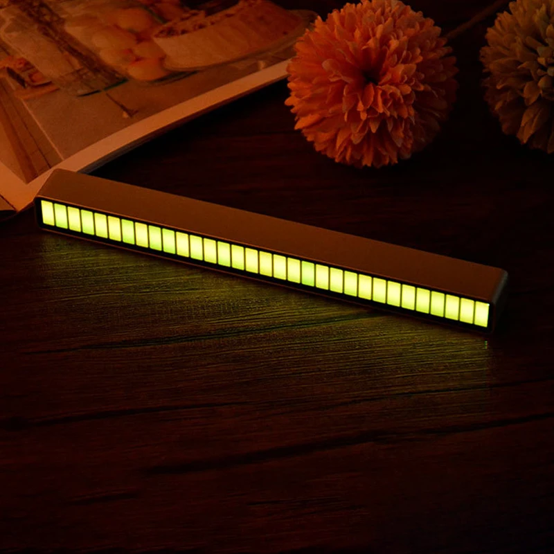 RGB Lamp LED Strip Lights Pickup Light Sound Control Lamp Ambient Light Smart APP Control Music Rhythm For Game Desktop Light