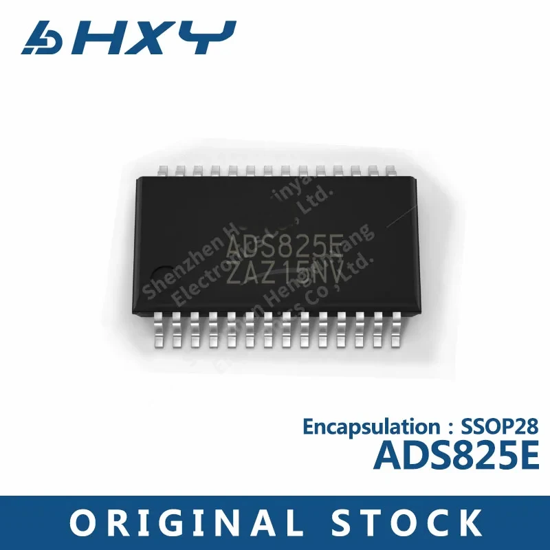 1PCS ADS825E/1K The ADS825E ADC is packaged with SSOP28