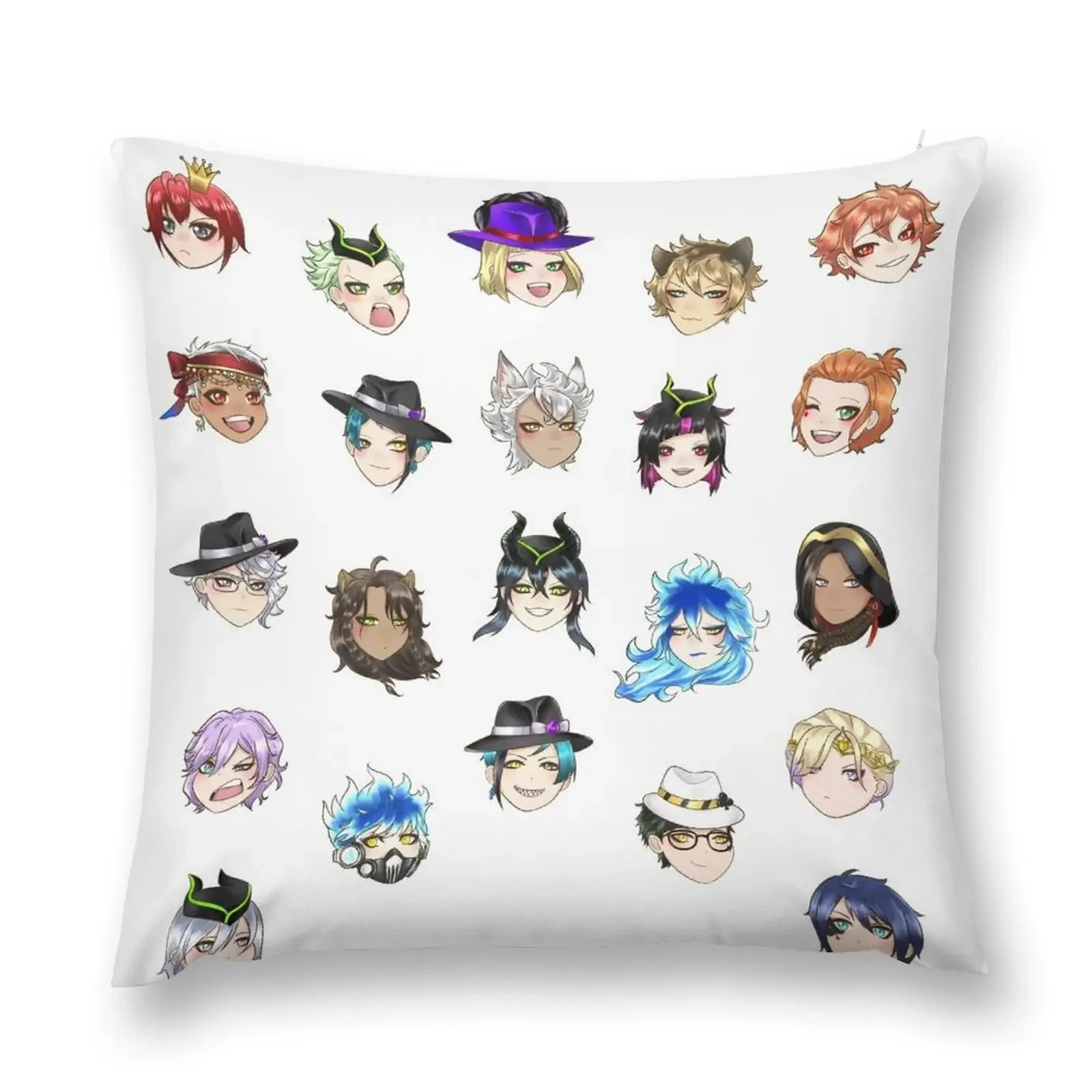 All Twisted Wonderland Boys Throw Pillow Marble Cushion Cover christmas pillow case pillow