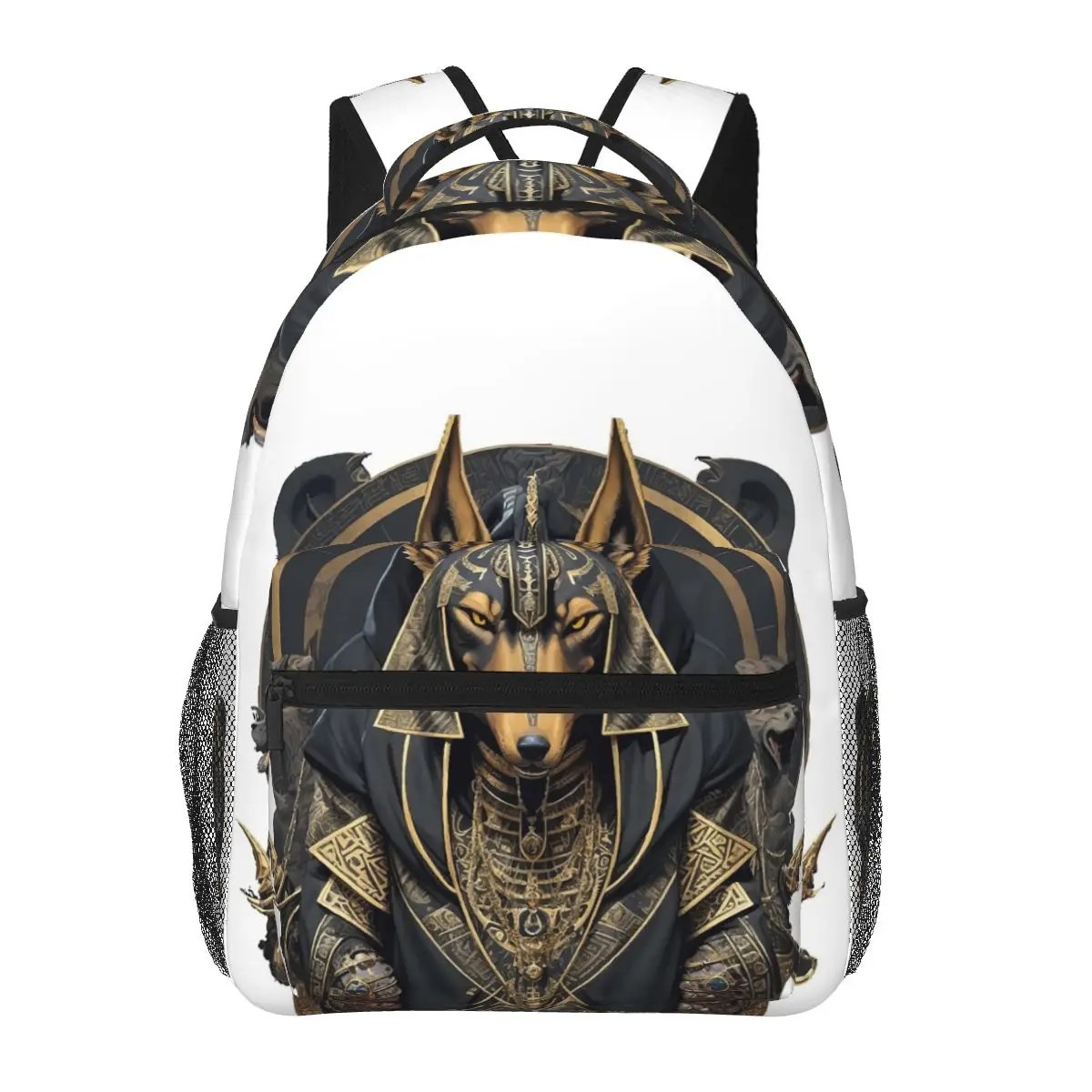 

Egyptian God Anubis Art Backpacks Boys Girls Bookbag Children School Bags Cartoon Kids Rucksack Shoulder Bag Large Capacity