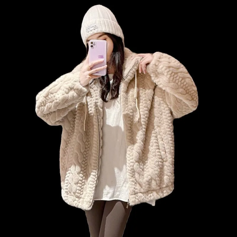 Women Jackets Winter Coat Jacket Faux Fur Thick Warm New Chic