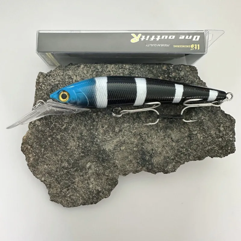 

Trolling Minnow Lure 18.5cm 41.8g Deep Sea Trolling Dive 6.5m Spanish Mackerel Sea Wolf Tuna Lure Fishing Lure