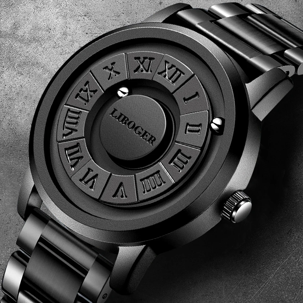 Jam Tangan Pria Bisnis Unik Jam Tangan Kuarsa Tali Baja Tahan Karat Tanggal Otomatis Modis Hadiah Pria untuk Jam Kalender Dia