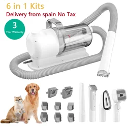 6 In 1 Pet Grooming Vacuum Kit Dog Grooming Clippers Pet Hair Remover With Power 2.5L Large Suction & Low Noise Pet Hair Kits