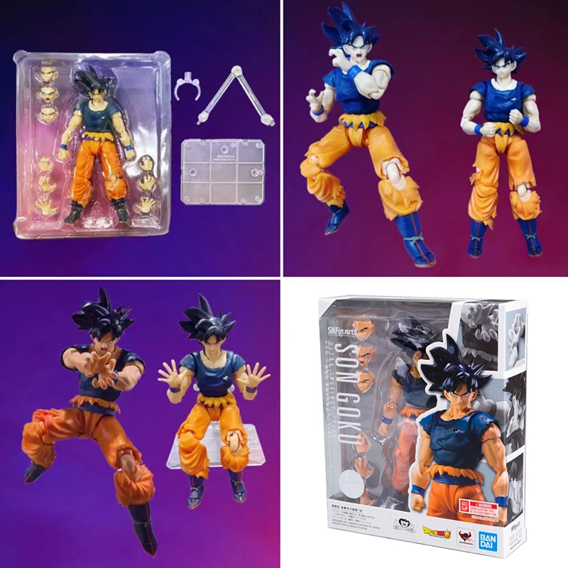 Anime Dragon Ball Doll SHF Vegeta Son Gohan Action Figure Collection Saiyan Goku Broly Trunks giocattoli modello mobile regali di natale