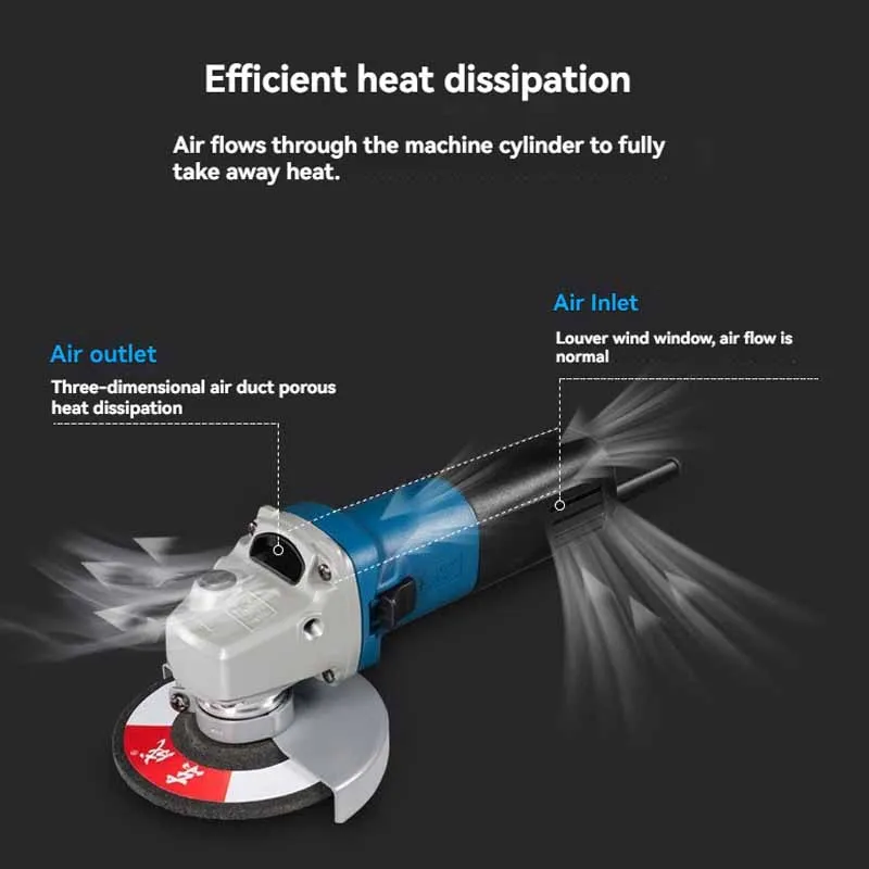 

KOTUMY Бытовой ручной шлифовальный круг 220 В Ручная шлифовальная машина Электрическая ручная шлифовальная машина Полировальный станок Угловая шлифовальная машина Режущее лезвие