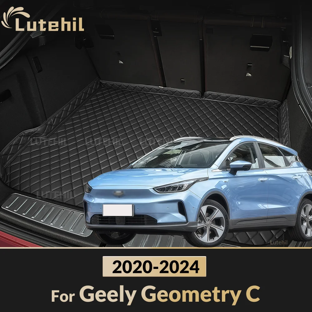 

For Geely Geometry C 2020 2021 2022 2023 2024 3D Car Trunk Mat Cargo Liner All Weather Interior Protection Accessories