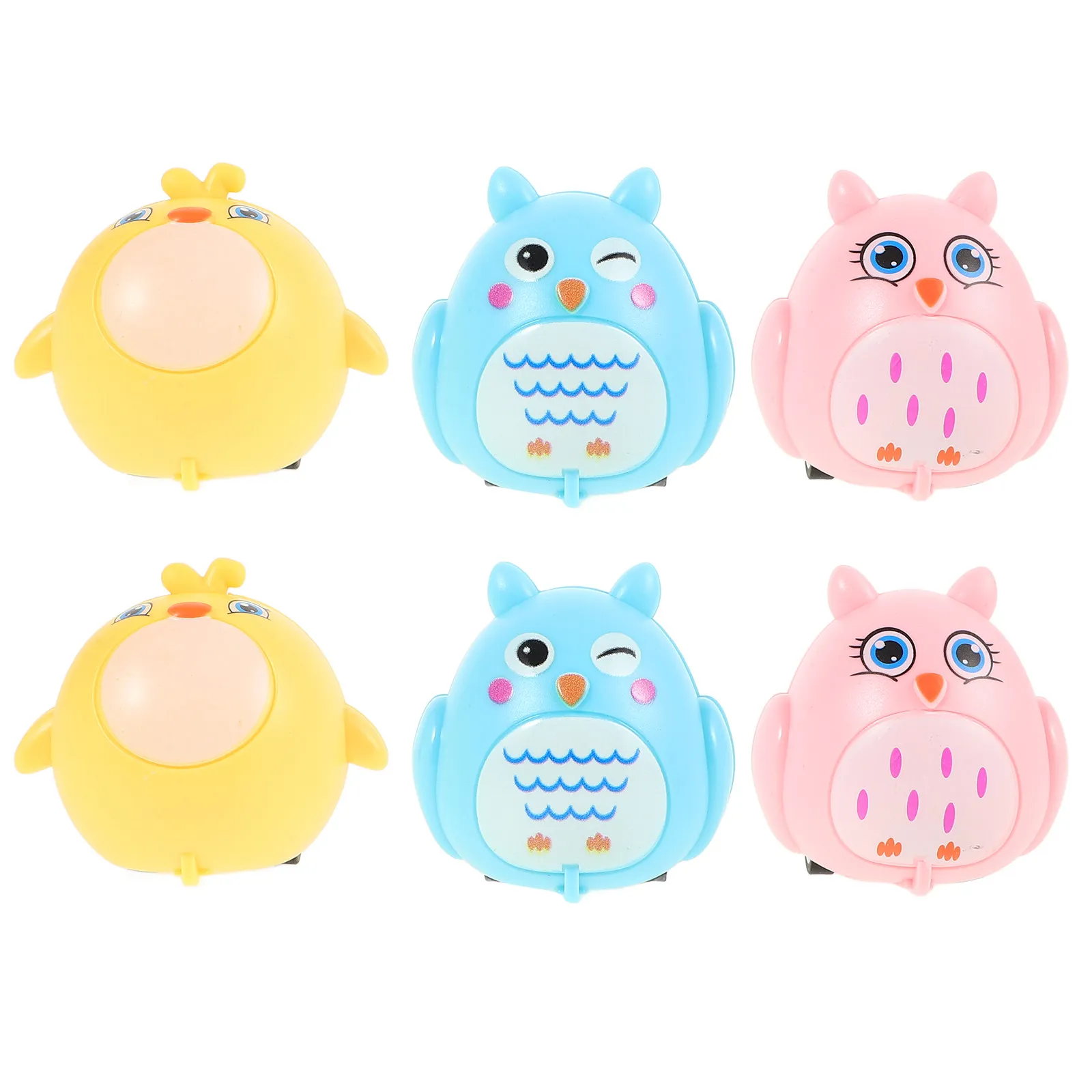 

6Pcs Mini Animal Shape Pull Back Car Friction Powered Vehicle for Toddler Interactive Play Cognitive Motor Skills Development