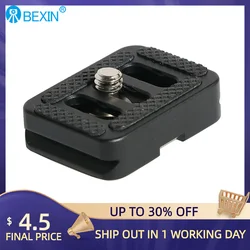 BEXIN CX-10 Mini Plate Quick Release Plate Tripod Plate Camera Plate with 1/4 Screw Mount For Arca Swiss DSLR Camera