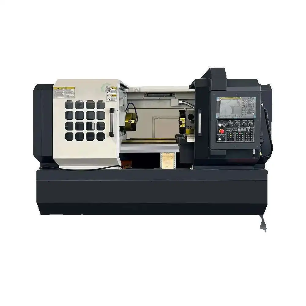 Китай FANUC Flat Bed Ck6140 Ck6150 Сверхмощный токарный станок с ЧПУ Hine