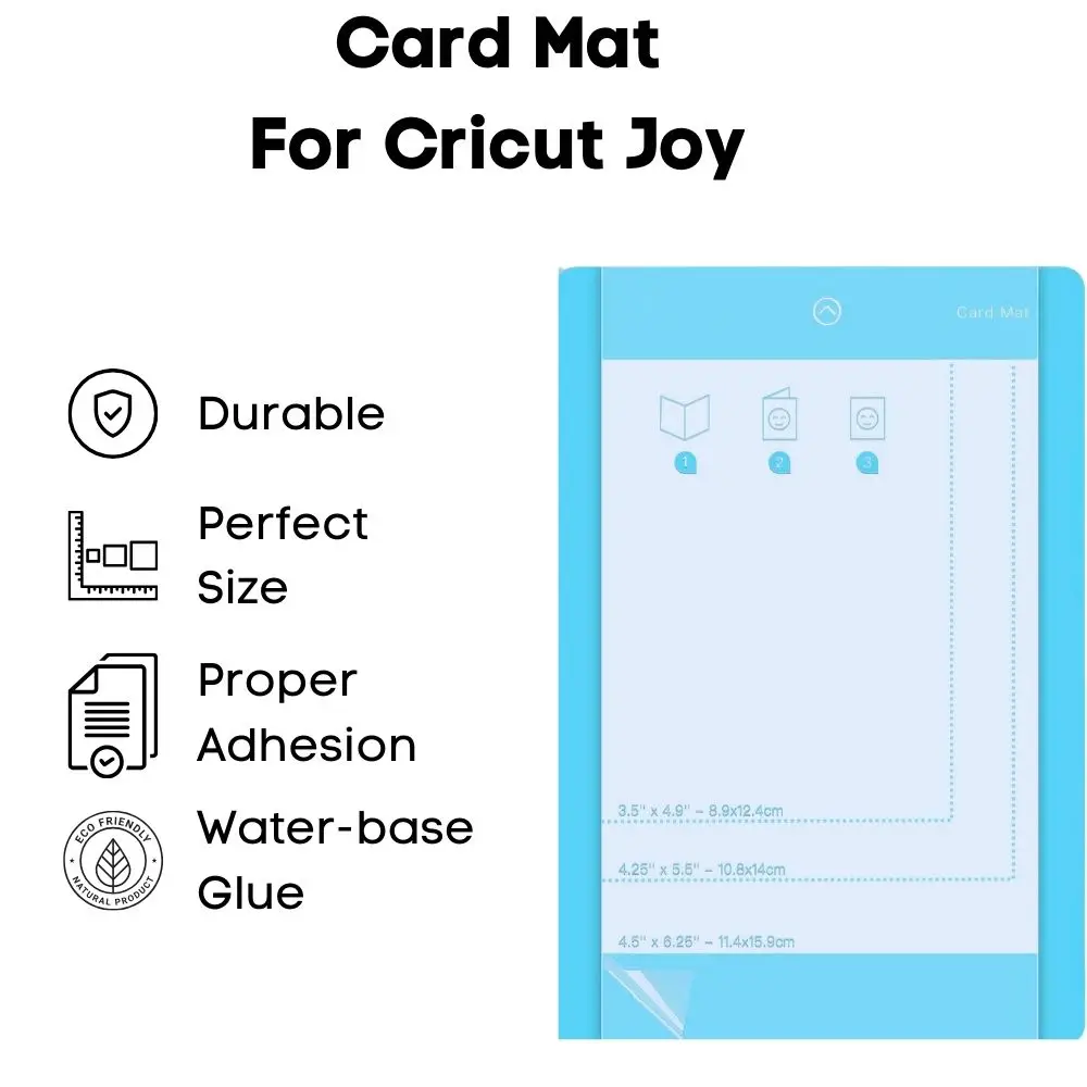 Tappetino per carte per Cricut Joy antiscivolo robusto durevole facile da pulire nessun odore articolo manuale fai da te cucito taglio Splicing