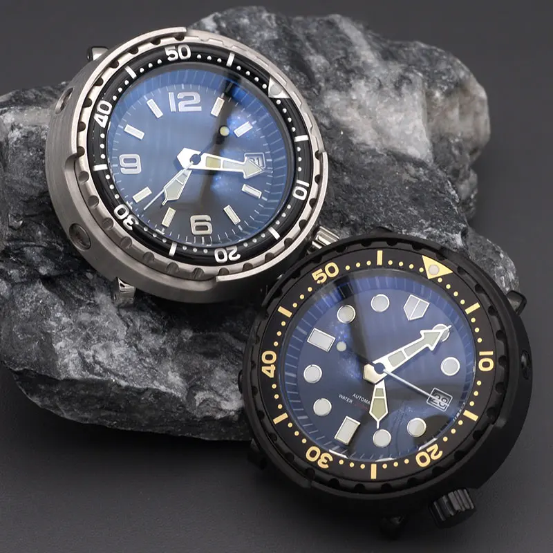 Imagem -04 - Mens Relógios Automáticos Cabeça Homens Dive Ver 200m Relógio de Pulso Automático Impermeável c3 Luminous Sapphire Crystal Stainless Steel