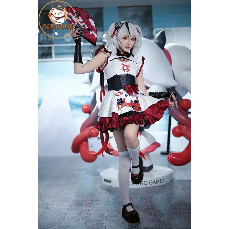 

Camellya Cosplay Costume Game Wuthering Waves WuWa Camellya Role-playing Clothes Lolita Women's Dress Wig Set Anime Outfit 2025