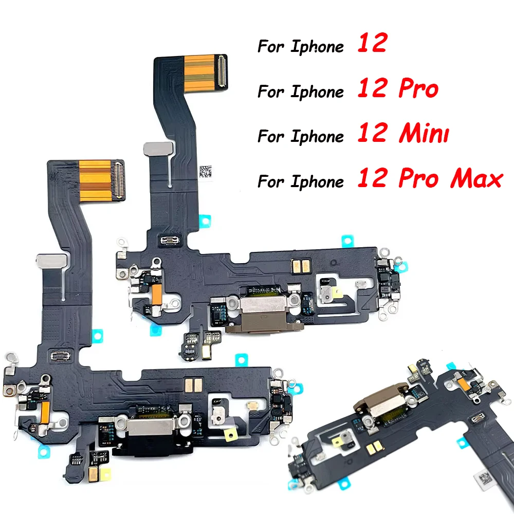 

Новый для IPhone 12 Pro Max/12 Mini Dock Разъем Micro USB Зарядное устройство Порт зарядки Гибкий кабель Плата с микрофоном