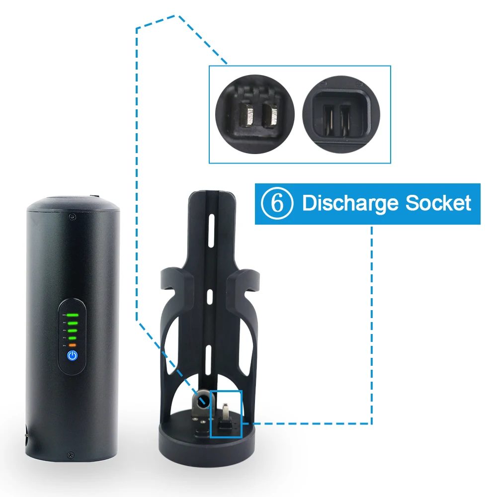 Flasche eBike Akku 36 V 10,5 Ah 48 V 7 Ah mit Marken 18650 Li-Ionen-Zellenpaket Bafang TSDZ2 750 W 500 W 350 W 250 W Mini-Batterien – Detail 3