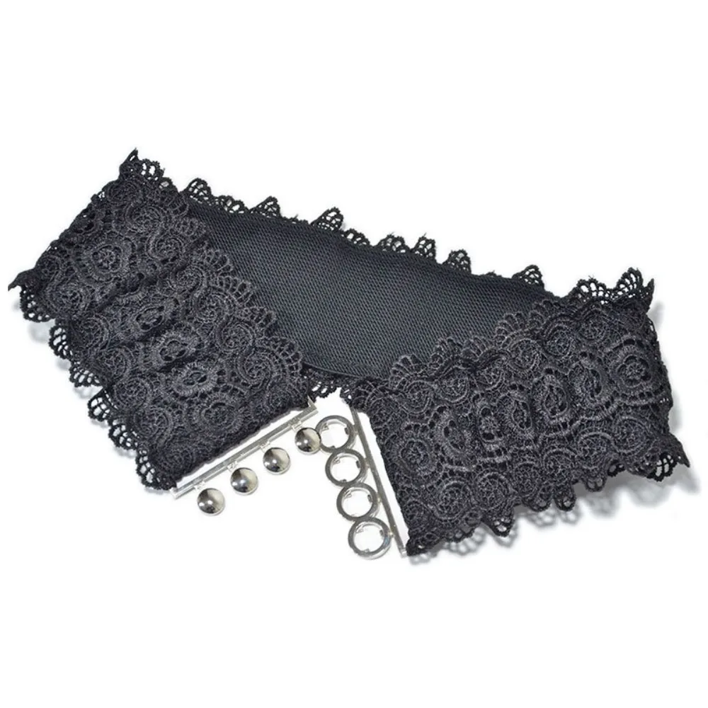 

Luxury Versatile Lace Waist Belt Solid Color 12cm Width Girdle Belts Elastic Elastic Sash for Women