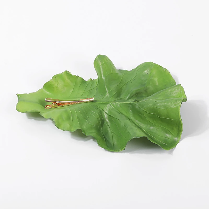 Creative Simulation Lettuce Hair Clip Green Vegetable Leaves Girls Hair Ornaments Alligator Clip Fashion Hair Accessories