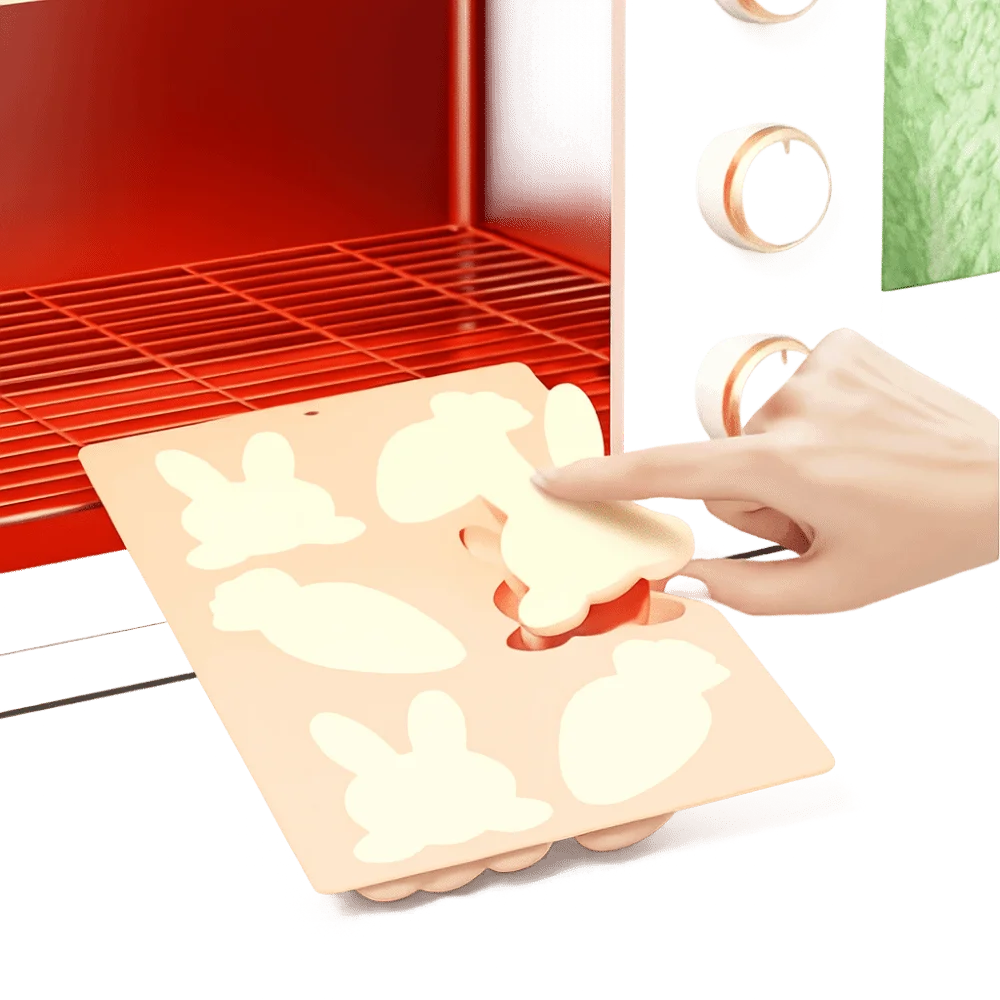 Heat-Resistant Easter Egg Bunny Mold Food Grade Silicone Easter Bunny Design Silicone Cake Mold Surprise Design 3D Design - view 5