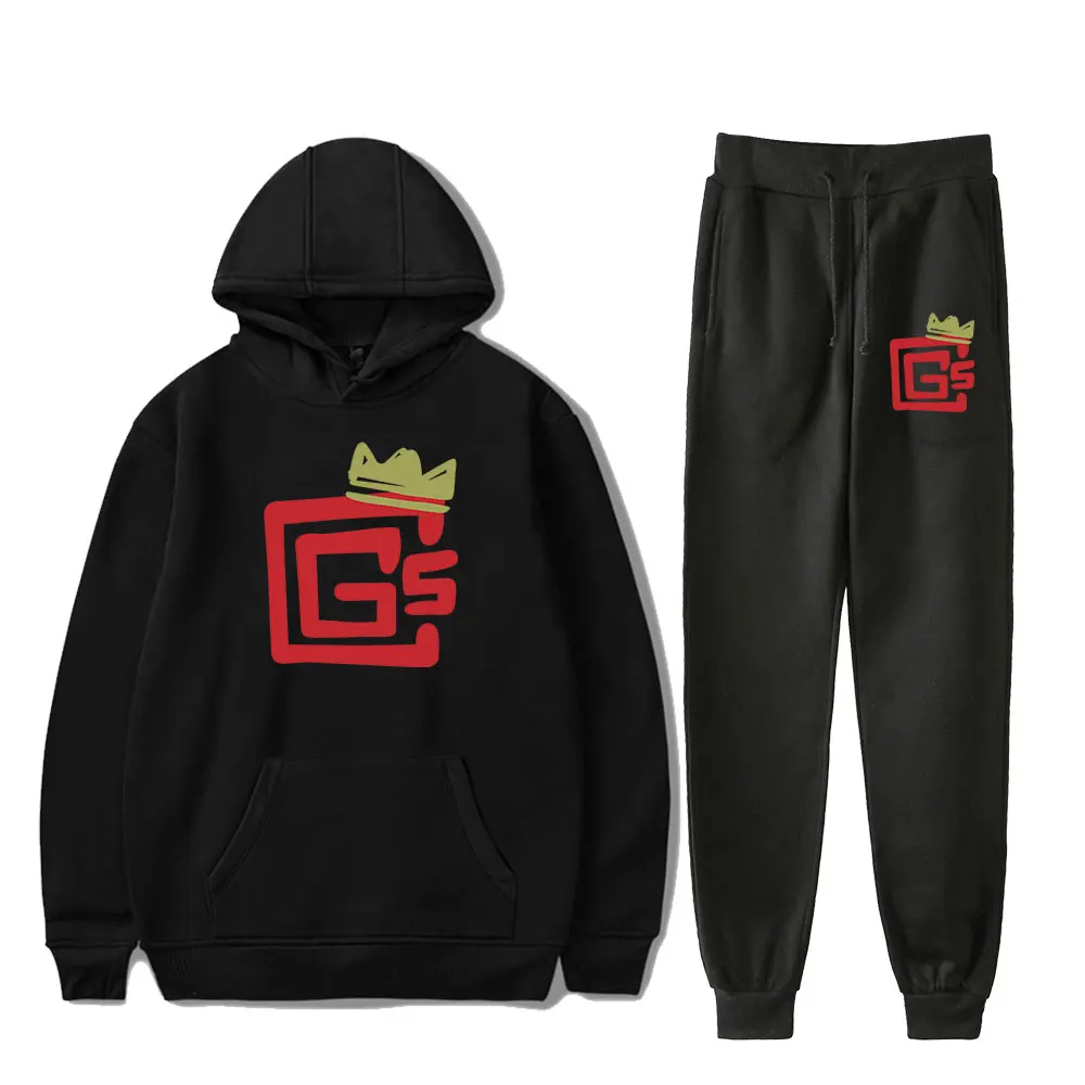 

CG5 Lonely King Vintage 90s PULLOVER Fashion Merch Hoodies Set Men Women Hoodies Pants Two-Piece Pullover Sports HOODIE