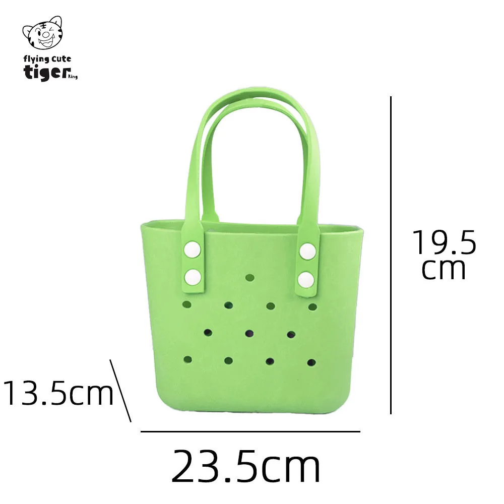 Bento-Tasche im koreanischen Stil, neues Modell, Eva Beach DIY, perforiert, modische Outdoor-Handtasche, tragbar, wasserdicht, schlicht – Detail 10