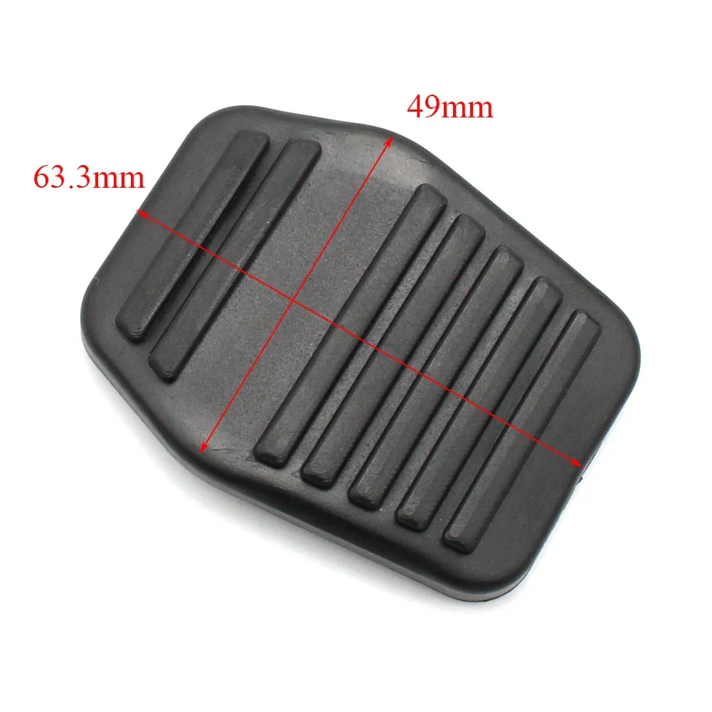 Car Styling 2PCS Rubber Brake Clutch Black Skid-proof Pedal Cover Pads Covers For Ford Transit MK6 MK7 2000-2014 6789917