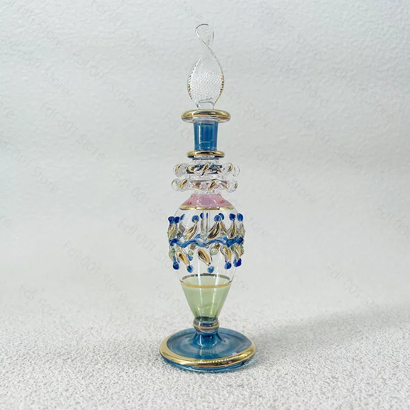 Egyptian Characteristic Flavor Bottle 10cm Handicraft, Crystal Glass, Decoration