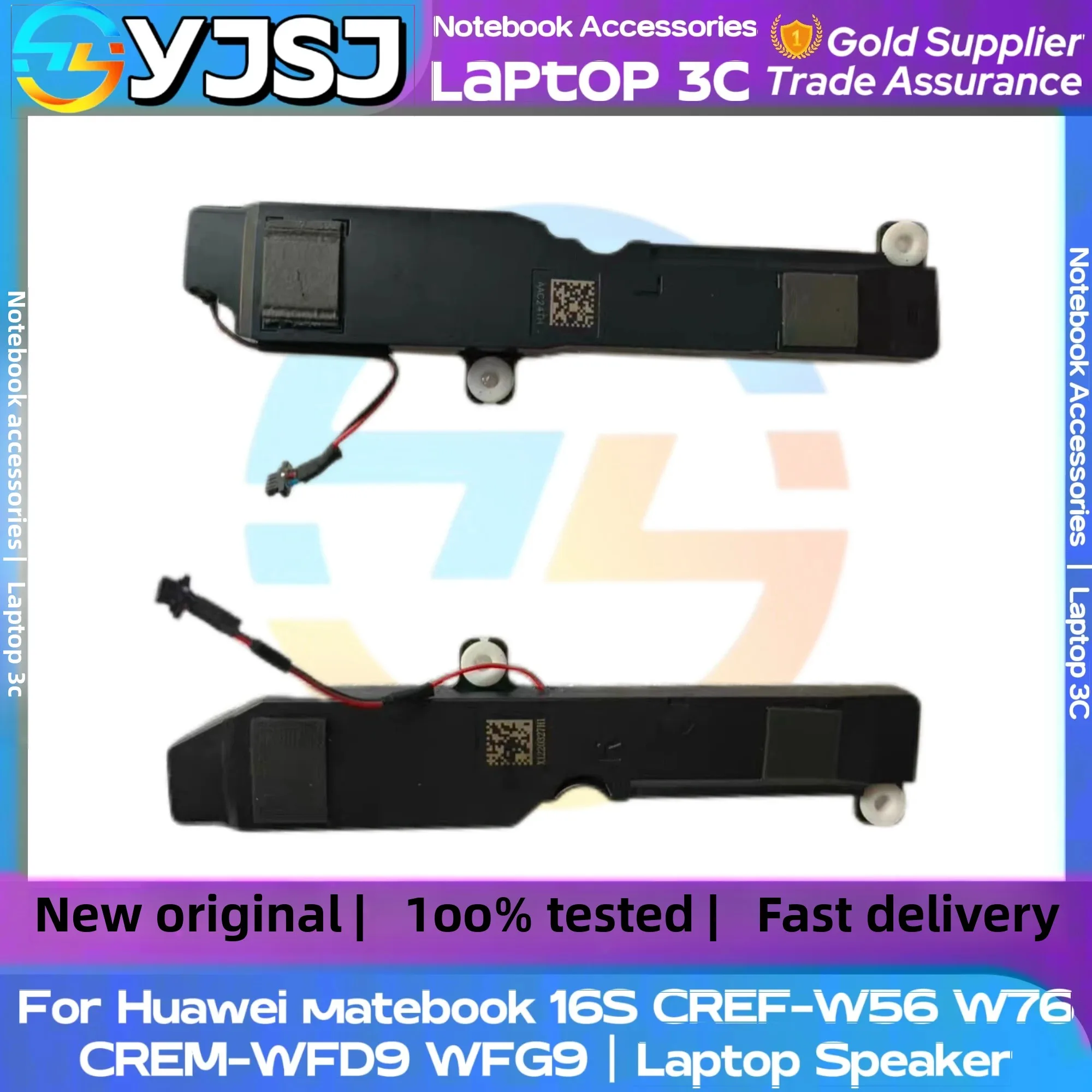New Original Laptop Notebook Audio Speaker For Huawei matebook 16S CREF-W56 CREF-W76 CREM-WFD9 CREM-WFG9 built-in speaker
