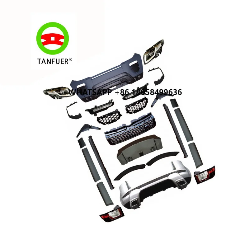 

OEM Car Factory Price 1set Automotive Parts Body Kit Front Bumper Rear Bumper Sets for Land Rover Range Rover Evoque 2016 L538