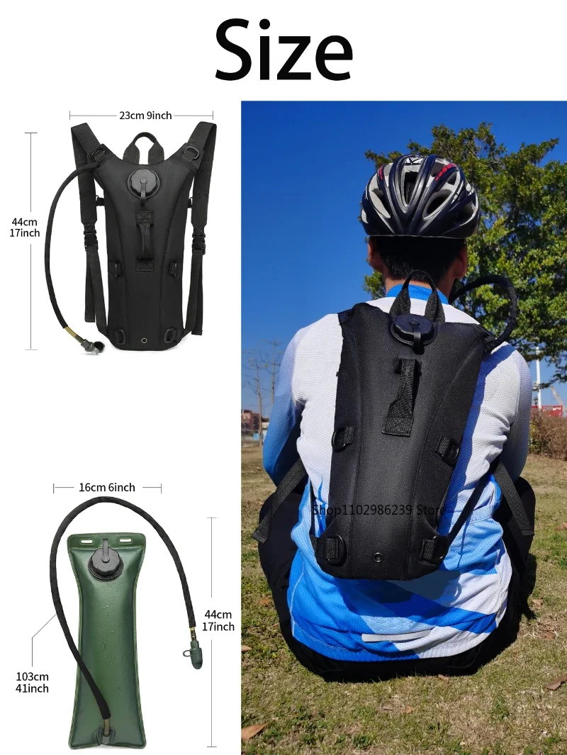 Mochila de hidratación vejiga de agua impermeable para correr - imagen 4